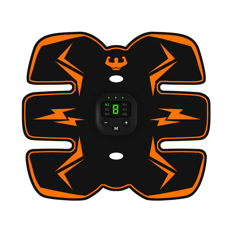 Rechargeable ABS Muscle Stimulator – Wireless Ab Toner with 8 Modes & 29 Intensity Levels