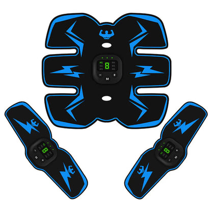Rechargeable ABS Muscle Stimulator – Wireless Ab Toner with 8 Modes & 29 Intensity Levels