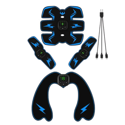 Rechargeable ABS Muscle Stimulator – Wireless Ab Toner with 8 Modes & 29 Intensity Levels